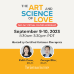 September 2023 Virtual Art & Science of Love Event graphic