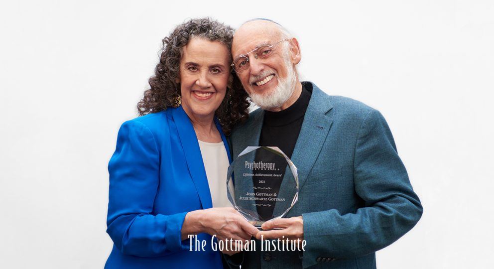 The Gottmans Psychotherapy Networker Award photo