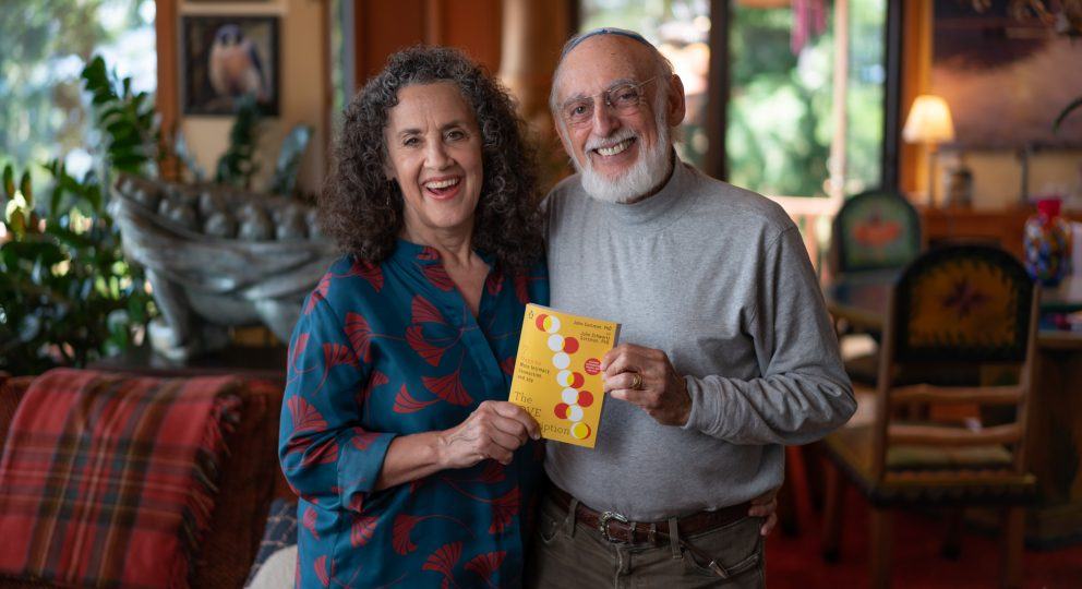 photo of John & Julie Gottman with Love Prescription book
