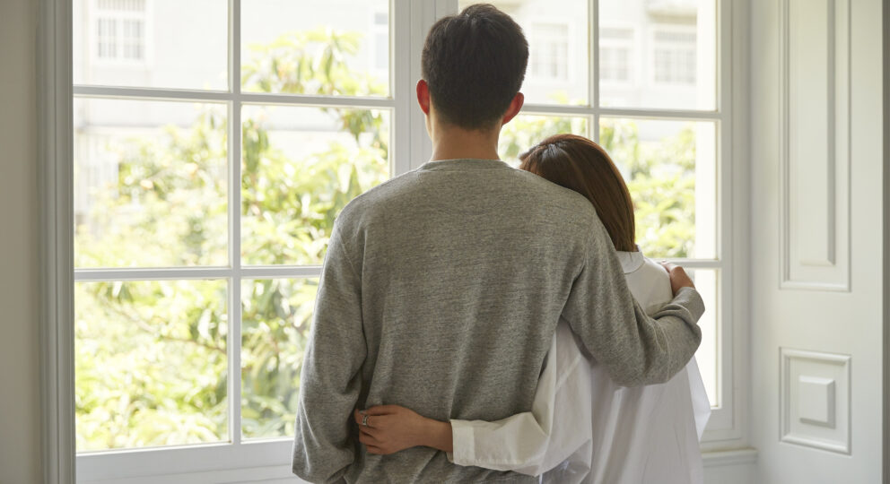 Couple being open and vulnerable in their relationship