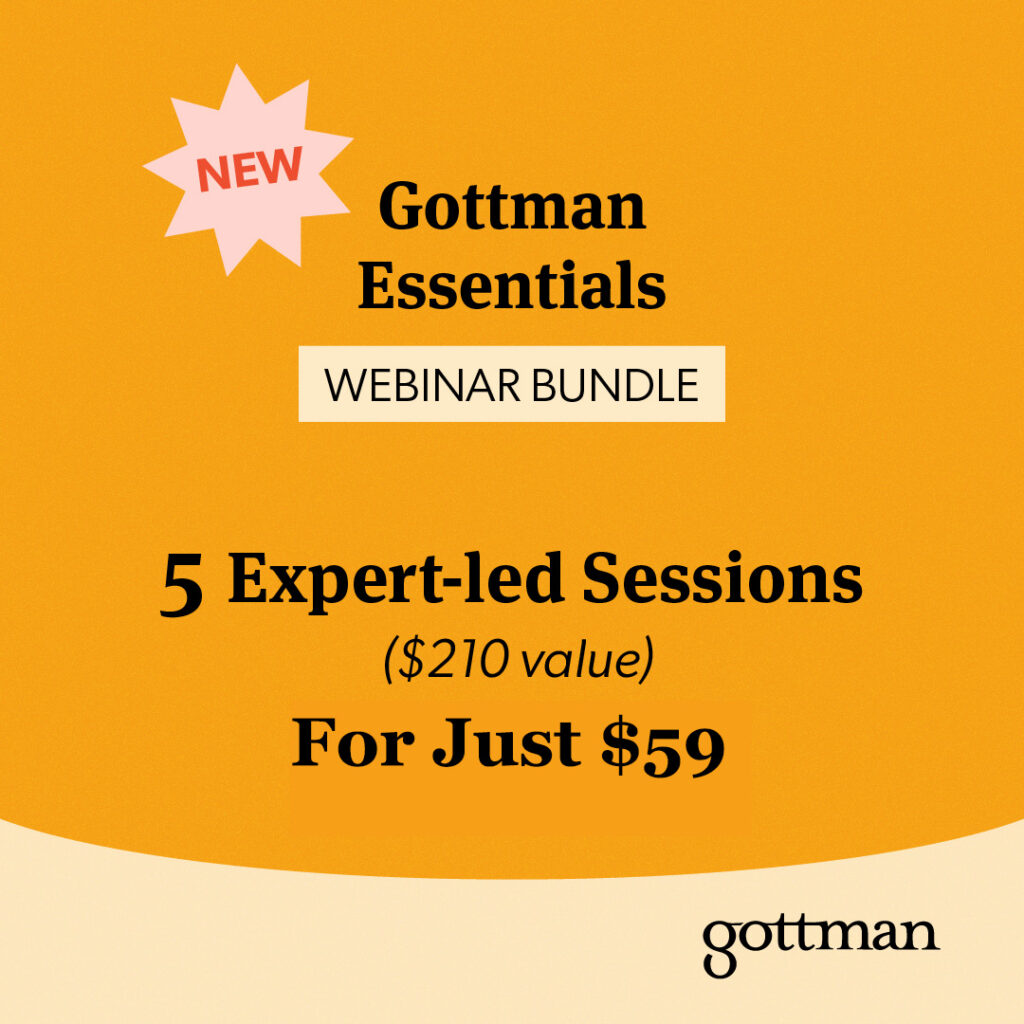 Gottman Webinar Bundle Product Image $59