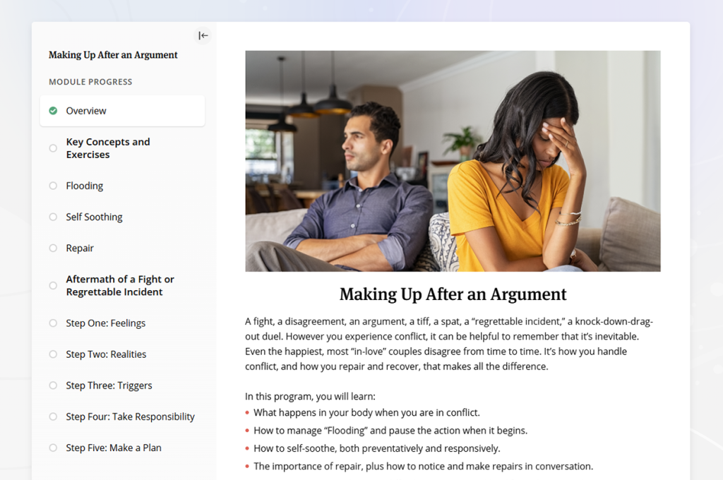 Making Up After an Argument- Get an introduction!