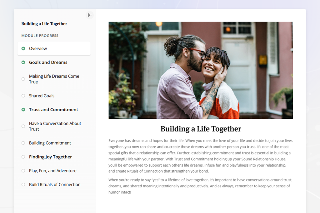 Building a Life Together- Get an introduction!