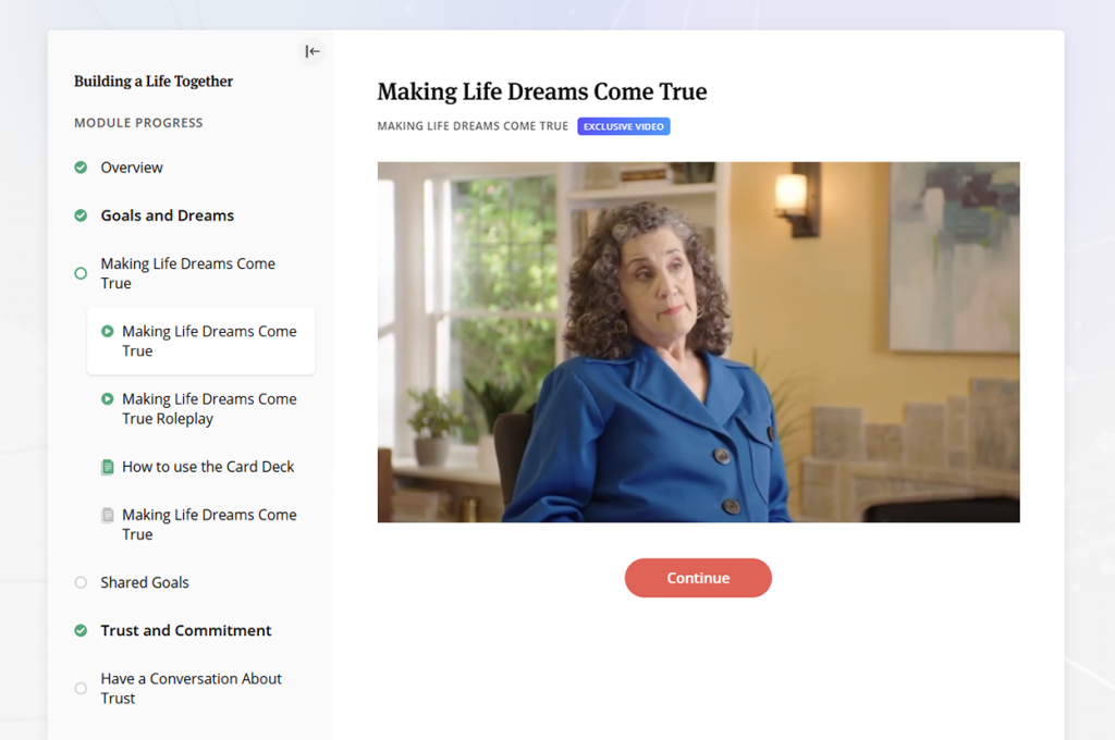Building a Life Together- Get detailed video explanations