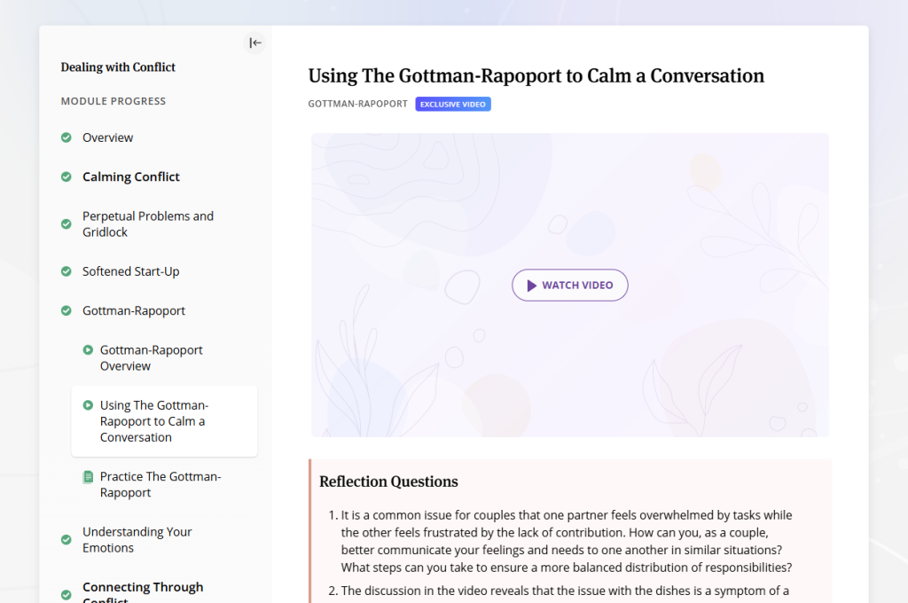 Dealing with Conflict- Use helpful resources