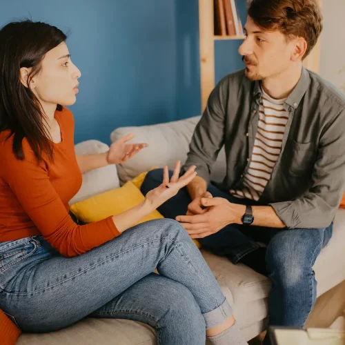 couple working together at a Gottman workshop